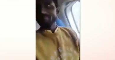 இந்தியா விமான விபத்தில் , விமானம் விழுந்து நொருங்கப் போவதை அறியாது  விமானத்துக்குள் இருந்த பயணிகள் எடுத்த இறுதி வீடியோ