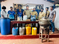 யாழ் தெல்லிப்பழையில் கசிப்பு ஆராய்ச்சி செய்த ஆணும் பெண்ணும் கைது!